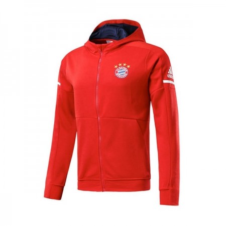 FC Bayern München Hooded Trainingsjacke 2017-18 Rot
